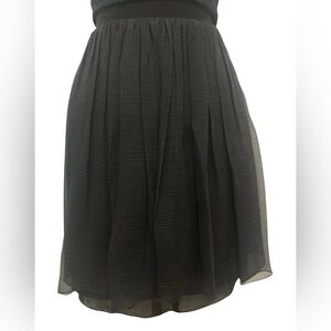 CHANEL Vintage Silk Black A-Line Skirt Circa 2000 Size 40. A Gorgeous Classic!